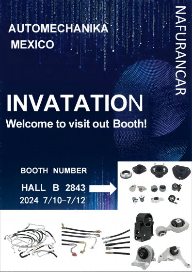 Nafurancar wird vom 10. bis 12. Juli 2024 an der INA PAACE Automechanika Mexico teilnehmen.