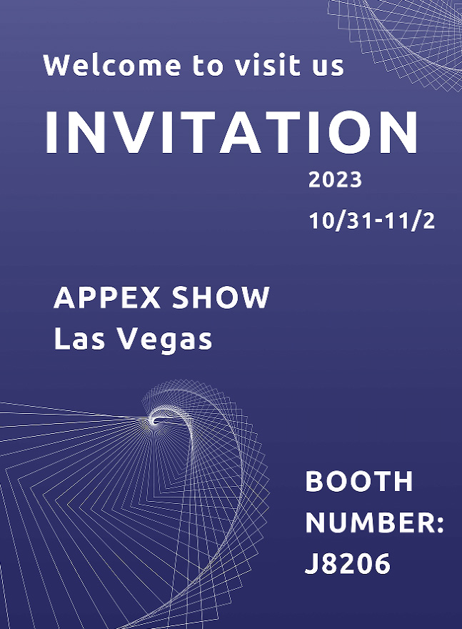 Nafurancar wird an der APPEX SHOW in Las Vegas vom 31. Oktober bis 2. November 2023 teilnehmen.